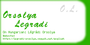 orsolya legradi business card