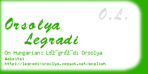 orsolya legradi business card